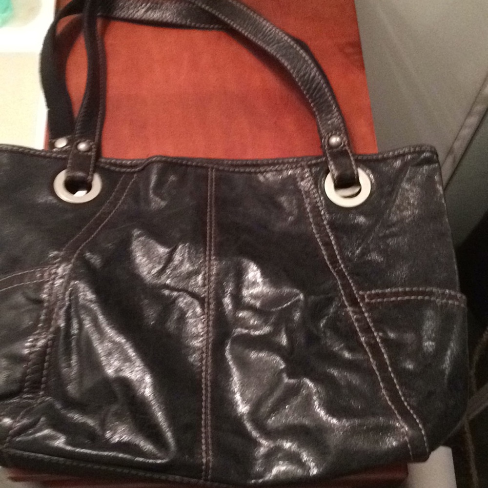 Fossil Brown Leather Bag